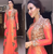Atiqa Collections Orange Long Gown