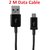 2 metres usb data cable for all samsung, sony, htc, lava, oppo, micromax, asus and redmi mobile phone
