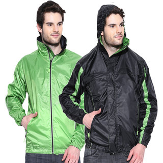 Buy SPORTS 52 WEAR MENS POLYESTER REVERSIBLE RAIN JACKET Online