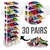 Sarahusainatther Plastic  Acrylic Corner Amazing Shoe Rack 30 Pairs Storage 10 Tier Shoe Rack Organizer (White)