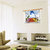 Jaamso Royals '  Window of the scenery--The colorful garden   ' Wall Sticker (PVC Vinyl, 90 cm X 60 cm, Decorative Stickers)