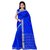 RK FASHIONS Blue Cotton Party Wear Printed Saree With Unstitched Blouse - RK233802