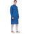 Rg Designers Blue Self Printed Full Sleeves Kurta Pyjama Set