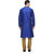 Rg Designers Royal Blue Buti Work Full Sleeves Kurta Pyjama Set