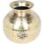 Taluka (9.1 x 9.5 Inches approx) Handmade Best Quality Healthy Pure Brass Matka Water Pot Tank Pitcher Pot Capacity - 5000 ML for Water Drinking and Storing Purposes Healthy Habits Ayurvedic benefits