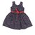 Meia for girls Polka Dots Cotton Frock -Navy