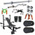KAKSS 8 IN 1 BENCH+ 44KG HOME GYM SET+3 FT CURL ROD+5 FT PLAIN ROD +1 PAIR DUMMBLES ROD+ALL GYM ACCESORIES