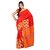 Triveni Multicolor Silk Jacquard Printed Saree With Blouse