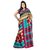 Triveni Multicolor Art Silk Printed Saree With Blouse