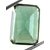 16.85 Ct Certified Emerald Cut Green Amethyst Gemstone