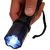 3W Rechargable LED Flashlight 4.5 Million Volt Stun Torch for Self Defence