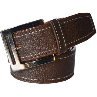 Buy Brown Leatherite Mens Belt Online - Get 63% Off