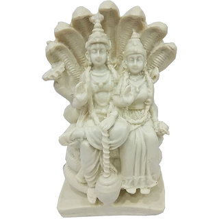 Buy White Lord Vishnu On Shesh Nag With Goddess Lakshmi Hindu God Statue Online Get 59 Off The bottom is covered with felt and will not scratch the table or anything. white lord vishnu on shesh nag with goddess lakshmi hindu god statue