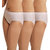 Eve'S Beauty White Hipster Panties-Pack Of 3