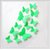Jaamso Royals 'Green 3D Butterflies' Wall Sticker 1 Combo of 12 Piece (PVC Vinyl, 13 cm x 15 cm , 3D Stickers )