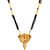 GoldNera Round Textured Gold Plated Bollywood Drama Mangalsutra For Women