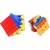 Montez Stickerless Magic Rubik Cube Puzzle Combo(3x3x3  4x4x4x4) (2 Pieces)