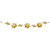 JewelMaze Austrian Stone And Pearl Gold Plated Hair Brooch-FAJ0041