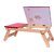 IBS Red Matte Finish With Drawer Solid Wood Porttable Laptop Table  (Finish Color - RED)