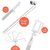 Tuzech Exclusive Foldable Mini Selfie Tripod - Hot Selling- For All Smartphones-No app Required White