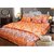 AS Classic Livs Design cotton Double Bed sheets with 2 pillow covers - Orange