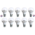 The Royal 9 Watts LED Bulb 9W Cool Day Light (Pack of 10)