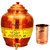 Taluka T-APPWP-STG1P Copper 16 Liter Water Pot With 1 Copper Glass