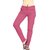 Delhi Seven Pink Cotton Stylish Casual Trousers for Girls