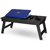 IBS Colorwwwood Solid Wood Portable Laptop Table  (Finish Color - Black)