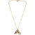 Spargz Gold Plated Luckly Tree Love Birds Pendant With Chain For Women AIP 174