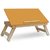IBS Colorwood Sneea Full open foldable Solid Wood Portable Lapptop Table  (Finish Color - Orange)