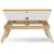 IBS Colorwood Sneea Full open foldable Solid Wood Portable Lapptop Table  (Finish Color - Orange)