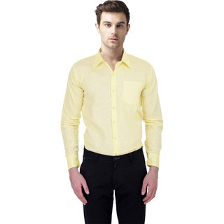 Black Bee Men's Slim Fit Casual Poly-Cotton Shirt