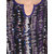 Raas Pret Purple Graphic Print Georgette Gathered Maxi Dress