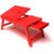 IBS Home Spaarkle Solid Wood Portable Laptop Table  (Finish Color - Red)