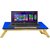 IBS Plain MDF Color Engineerred Wood Portable Laptop Table  (Finish Color - Blue)