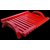 Onlineshoppee Hand-crafted Premium Quality MDF Fruit  Vegetable Tray - Red