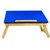 IBS Plain MDF Color Engineered Wood Portable Laptop Table ( (Finish Color - Blue))