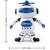Naughty Dancing Robot 360 Rotating with Swinging Arms  Head with Lights  Music - Multicolor