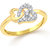 Classic Art of Love Making 18 K Yellow Gold Plated Ring for Women Size16 [CJ1105FRG16]
