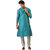 Amora Designer Ethnic Sky Blue Blended Silk Kurta Churidar Set For Men