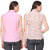 YALINA PLUS Combo of two printed sleeveless shirts