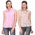 YALINA PLUS Combo of two printed sleeveless shirts