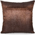 STITCHNEST Brown and Gold Velvet 16 X 16 Inch Abstract Cushion Cover - Set of 5