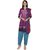 Aaina Purple American Crepe Printed Dress Material (SB-3358) (Unstitched)