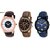 DCH NWC-113 Pack Of Three Wrist Analogue Watches For Men and Boys