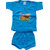 Kavya Fashions Half sleeve Plain Blended Baba Shut for kids (Pack of 5)