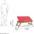 IBS Colorwood Solid Wood Porrtable Lapttop Table  (Finish Color - Red)
