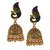 Zephyrr Traditional Handmade Jadau Jhumki Earrings With Pearls Meenakari
