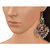 Zephyrr Fashion Oxidized Silver Afghani Tribal Dangler Hook Chandbali  Earrings
